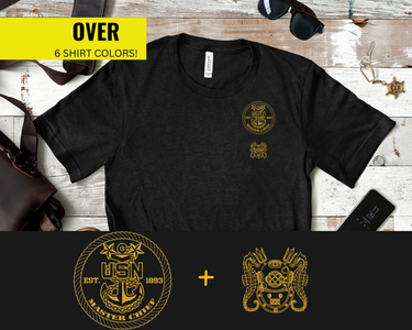 Navy Master Chief Master Diver Qualification T-Shirt - Gold Collection